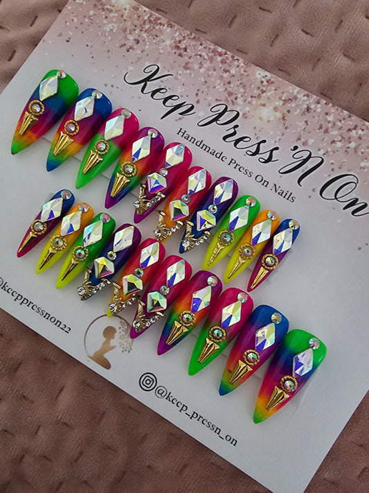 Rainbow Stilettos